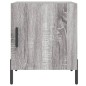 vidaXL Nachttisch Grau Sonoma 40x40x50 cm Holzwerkstoff vidaXL Nachttisch Grau Sonoma 40x40x50 cm Holzwerkstoff
