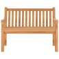 vidaXL Gartenbank 114 cm Massivholz Teak vidaXL Gartenbank 114 cm Massivholz Teak