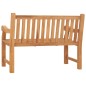 vidaXL Gartenbank 114 cm Massivholz Teak vidaXL Gartenbank 114 cm Massivholz Teak