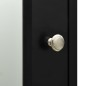 vidaXL Bad-Spiegelschrank Schwarz 66x17x63 cm MDF vidaXL Bad-Spiegelschrank Schwarz 66x17x63 cm MDF