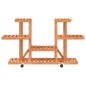 vidaXL Blumenständer mit Rollen 110x25x78 cm Massivholz Tanne vidaXL Blumenständer mit Rollen 110x25x78 cm Massivholz Tanne