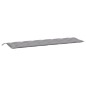 Gartenbank-Auflage Grau 200x50x7 cm Oxford-Gewebe Gartenbank-Auflage Grau 200x50x7 cm Oxford-Gewebe