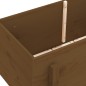 vidaXL Hochbeet Honigbraun 101x50x57 cm Massivholz Kiefer vidaXL Hochbeet Honigbraun 101x50x57 cm Massivholz Kiefer
