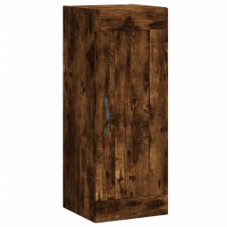 vidaXL Wandschrank Räuchereiche 34,5x34x90 cm Holzwerkstoff