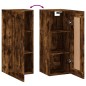 vidaXL Wandschrank Räuchereiche 34,5x34x90 cm Holzwerkstoff vidaXL Wandschrank Räuchereiche 34,5x34x90 cm Holzwerkstoff