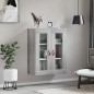 vidaXL Wandschrank Grau Sonoma 69,5x34x90 cm vidaXL Wandschrank Grau Sonoma 69,5x34x90 cm