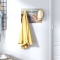 vidaXL Wandgarderobe 40x25 cm Hartglas Strand vidaXL Wandgarderobe 40x25 cm Hartglas Strand