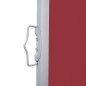 vidaXL Ausziehbare Seitenmarkise Rot 120 x 600 cm vidaXL Ausziehbare Seitenmarkise Rot 120 x 600 cm