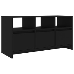 vidaXL TV-Schrank Schwarz 102x37,5x52,5 cm Holzwerkstoff