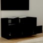 vidaXL TV-Schrank Schwarz 102x37,5x52,5 cm Holzwerkstoff vidaXL TV-Schrank Schwarz 102x37,5x52,5 cm Holzwerkstoff