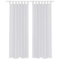 2 x Transparente Gardine Fertiggardine 140 x 175 cm weiß 2 x Transparente Gardine Fertiggardine 140 x 175 cm weiß