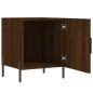 vidaXL Nachttisch Braun Eichen-Optik 40x40x50 cm Holzwerkstoff