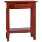 vidaXL Konsolentisch Klassisches Braun 60x30x75 cm Massivholz Mahagoni vidaXL Konsolentisch Klassisches Braun 60x30x75 cm Massivholz Mahagoni
