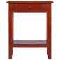 vidaXL Konsolentisch Klassisches Braun 60x30x75 cm Massivholz Mahagoni vidaXL Konsolentisch Klassisches Braun 60x30x75 cm Massivholz Mahagoni