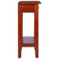 vidaXL Konsolentisch Klassisches Braun 60x30x75 cm Massivholz Mahagoni vidaXL Konsolentisch Klassisches Braun 60x30x75 cm Massivholz Mahagoni