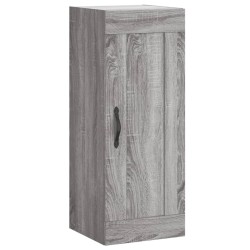 vidaXL Wandschrank Grau Sonoma 34,5x34x90 cm Holzwerkstoff