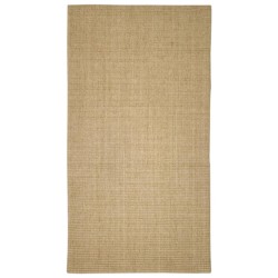 vidaXL Teppich Natur Sisal 80x150 cm