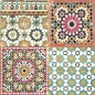 DUTCH WALLCOVERINGS Tapete Marokkanische Fliesen Mehrfarbig DUTCH WALLCOVERINGS Tapete Marokkanische Fliesen Mehrfarbig