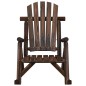 vidaXL Garten-Schaukelstuhl 69x96x101 cm Massivholz Fichte
