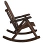 vidaXL Garten-Schaukelstuhl 69x96x101 cm Massivholz Fichte