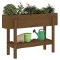 vidaXL Hochbeet Honigbraun 101x30x69 cm Massivholz Kiefer vidaXL Hochbeet Honigbraun 101x30x69 cm Massivholz Kiefer