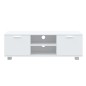 vidaXL TV-Schrank Weiß 120x40,5x35 cm Holzwerkstoff vidaXL TV-Schrank Weiß 120x40,5x35 cm Holzwerkstoff