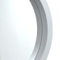 vidaXL Wandspiegel mit Riemen Silbern Ø 55 cm vidaXL Wandspiegel mit Riemen Silbern Ø 55 cm