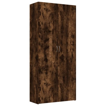 vidaXL Schuhschrank Räuchereiche 80x35,5x180 cm Holzwerkstoff