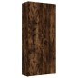 vidaXL Schuhschrank Räuchereiche 80x35,5x180 cm Holzwerkstoff vidaXL Schuhschrank Räuchereiche 80x35,5x180 cm Holzwerkstoff