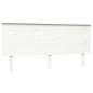 vidaXL Kopfteil Weiß 164x6x82,5 cm Massivholz Kiefer vidaXL Kopfteil Weiß 164x6x82,5 cm Massivholz Kiefer
