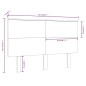vidaXL Kopfteil Weiß 164x6x82,5 cm Massivholz Kiefer vidaXL Kopfteil Weiß 164x6x82,5 cm Massivholz Kiefer