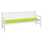 Gartenbank-Auflage Hellgrün 200x50x7 cm Oxford-Gewebe Gartenbank-Auflage Hellgrün 200x50x7 cm Oxford-Gewebe