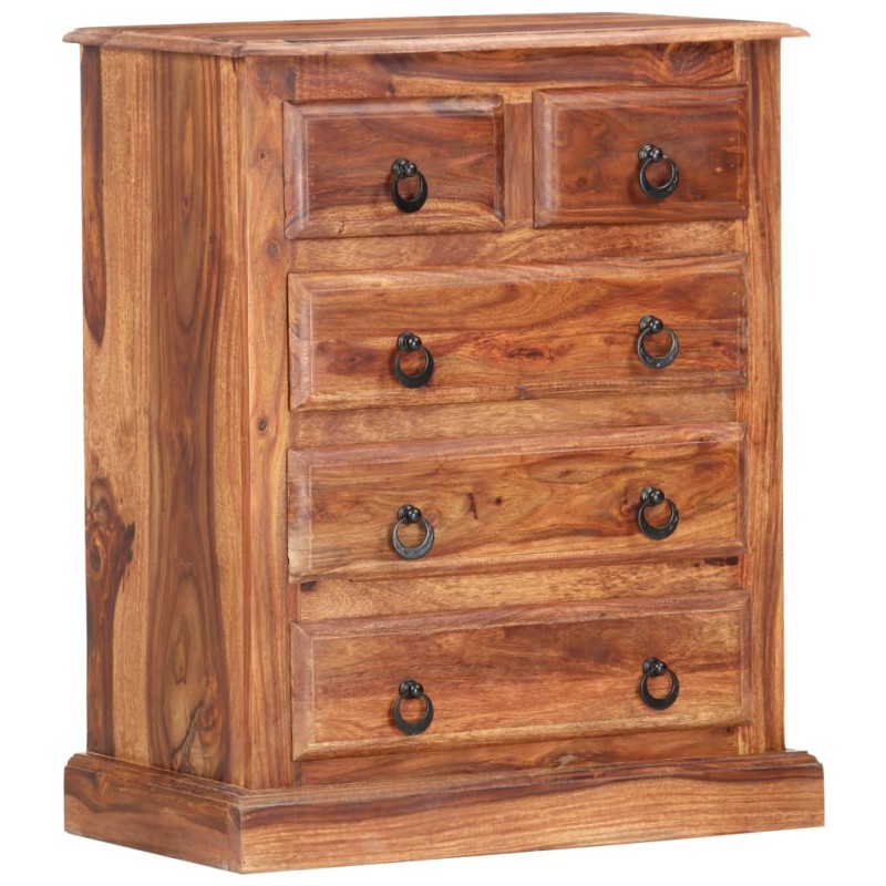 vidaXL Schubladenkommode 60x35x75 cm Massivholz Palisander vidaXL Schubladenkommode 60x35x75 cm Massivholz Palisander