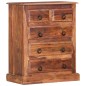 vidaXL Schubladenkommode 60x35x75 cm Massivholz Palisander vidaXL Schubladenkommode 60x35x75 cm Massivholz Palisander
