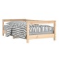 vidaXL Kinderbett 70x140 cm Massivholz Kiefer vidaXL Kinderbett 70x140 cm Massivholz Kiefer