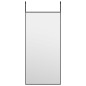 vidaXL Türspiegel Schwarz 30x60 cm Glas und Aluminium vidaXL Türspiegel Schwarz 30x60 cm Glas und Aluminium