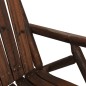 vidaXL Garten-Schaukelbank 2-Sitzer 123x96x102 cm Massivholz Fichte vidaXL Garten-Schaukelbank 2-Sitzer 123x96x102 cm Massivholz Fichte