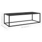 vidaXL Couchtisch Schwarz mit Schwarzem Glas 120x50x35 cm vidaXL Couchtisch Schwarz mit Schwarzem Glas 120x50x35 cm