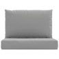 vidaXL Palettenkissen 2-tlg. Grau Oxford-Gewebe vidaXL Palettenkissen 2-tlg. Grau Oxford-Gewebe