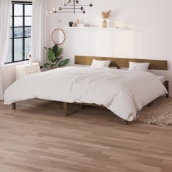 vidaXL Massivholzbett Honigbraun Kiefer 180x200 cm