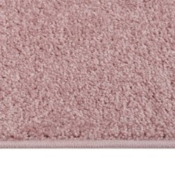 vidaXL Teppich Kurzflor 140x200 cm Rosa