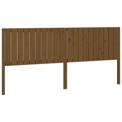 vidaXL Bett-Kopfteil Honigbraun 205,5x4x100 cm Massivholz Kiefer