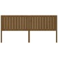vidaXL Bett-Kopfteil Honigbraun 205,5x4x100 cm Massivholz Kiefer