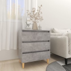 vidaXL Sideboard Betongrau 60x35x69 cm Holzwerkstoff