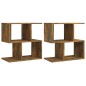 vidaXL Nachttische 2 Stk. Räuchereiche 50x30x51,5 cm Holzwerkstoff vidaXL Nachttische 2 Stk. Räuchereiche 50x30x51,5 cm Holzwerkstoff