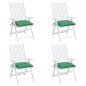 vidaXL Stuhlkissen 4 Stk. 40x40x7 cm Oxford-Gewebe Grün vidaXL Stuhlkissen 4 Stk. 40x40x7 cm Oxford-Gewebe Grün