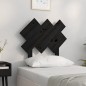 vidaXL Kopfteil Schwarz 72,5x3x81 cm Massivholz Kiefer vidaXL Kopfteil Schwarz 72,5x3x81 cm Massivholz Kiefer