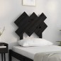 vidaXL Kopfteil Schwarz 72,5x3x81 cm Massivholz Kiefer vidaXL Kopfteil Schwarz 72,5x3x81 cm Massivholz Kiefer