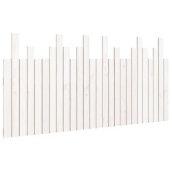 vidaXL Wand-Kopfteil Weiß 166x3x80 cm Massivholz Kiefer
