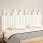 vidaXL Wand-Kopfteil Weiß 166x3x80 cm Massivholz Kiefer